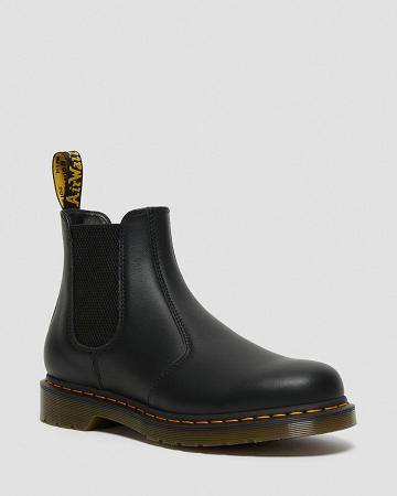 Dr Martens 2976 Nappa Læder Ankelstøvler Dame Sort | DK 31ILH